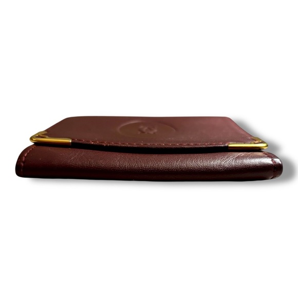 Cartier Burgundy Leather Coin Holder - Picture 7 of 7